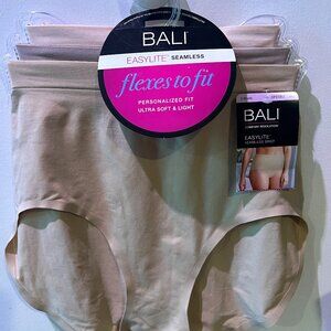 BALI Comfort Revolution Easylite Seamless Brief Set of 3: Neutrals, Size M/6